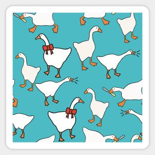 Silly Goose Pattern Sticker